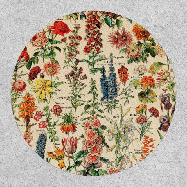 Vintage Flowers   Patch (Front)