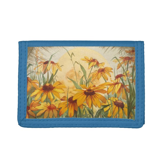 Vintage Flowers Photo Wallet (Front)