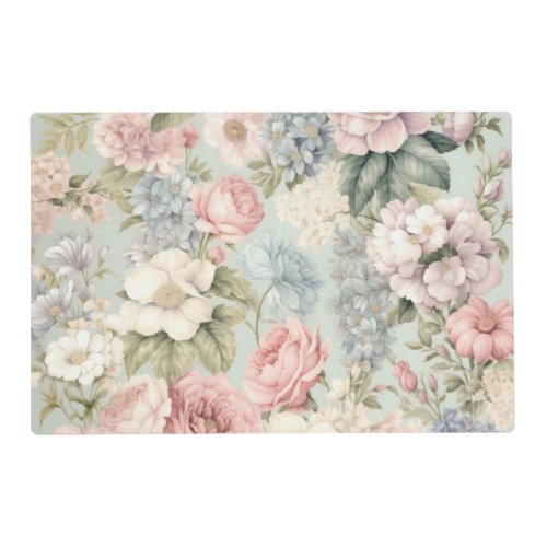 Vintage Flowers Placemat