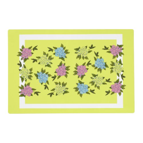 Vintage Flowers Placemat