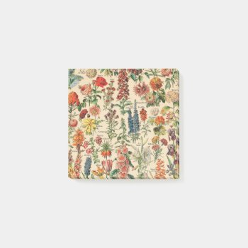 Vintage Flowers Post-it Notes by colorfulworld at Zazzle