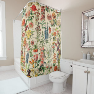 Vintage Flowers Shower Curtain