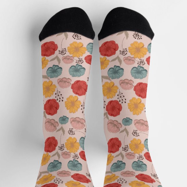 Vintage flowers socks (Top)