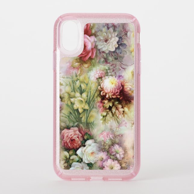 Vintage Flowers Speck iPhone XR Case (Front)