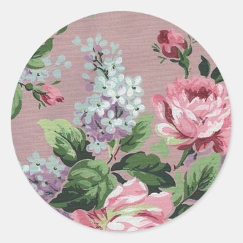 Vintage Flowers Sticker by LeAnnS123 at Zazzle