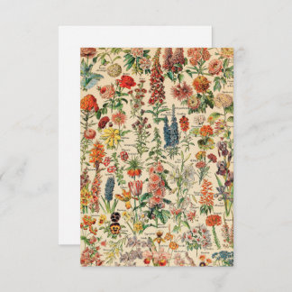 Vintage Flowers Thank You Card