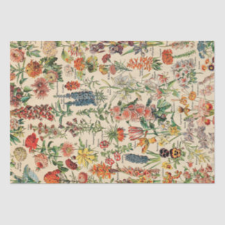 Vintage Flowers Tissue Paper
