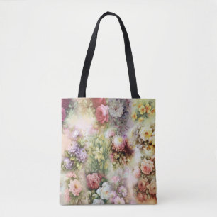 Vintage Flowers Tote Bag