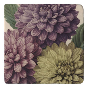 Vintage Flowers Trivet