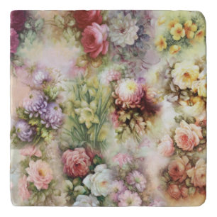 Vintage Flowers Trivet