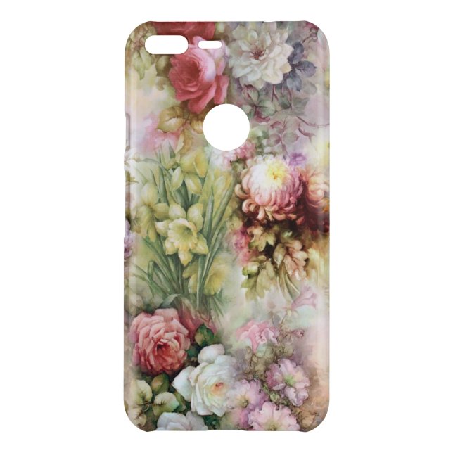 Vintage Flowers Uncommon Google Pixel XL Case (Back)