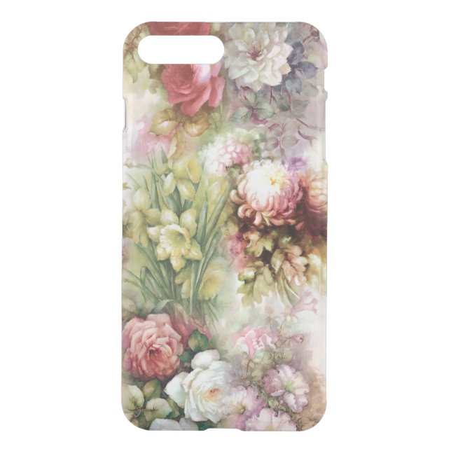 Vintage Flowers Uncommon iPhone Case (Back)