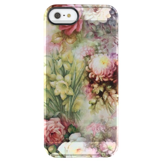 Vintage Flowers Uncommon iPhone Case (Back)