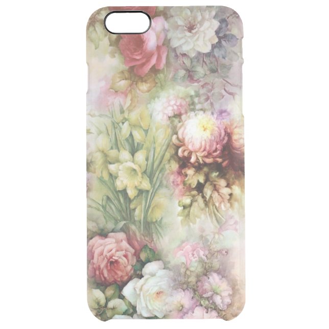 Vintage Flowers Uncommon iPhone Case (Back)