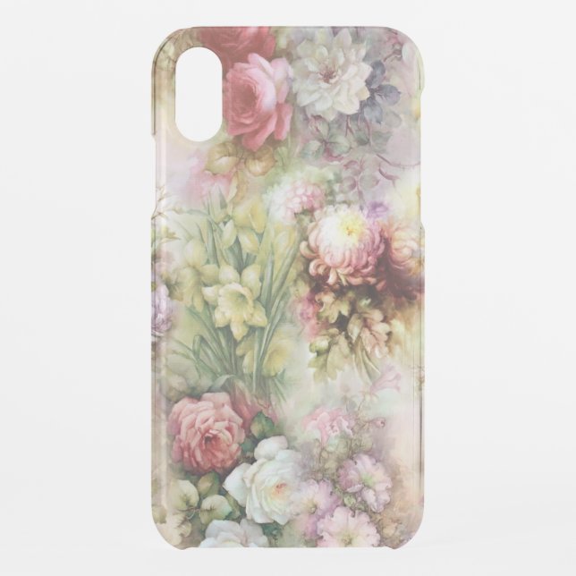 Vintage Flowers Uncommon iPhone Case (Back)