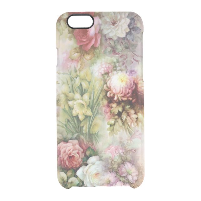 Vintage Flowers Uncommon iPhone Case (Back)