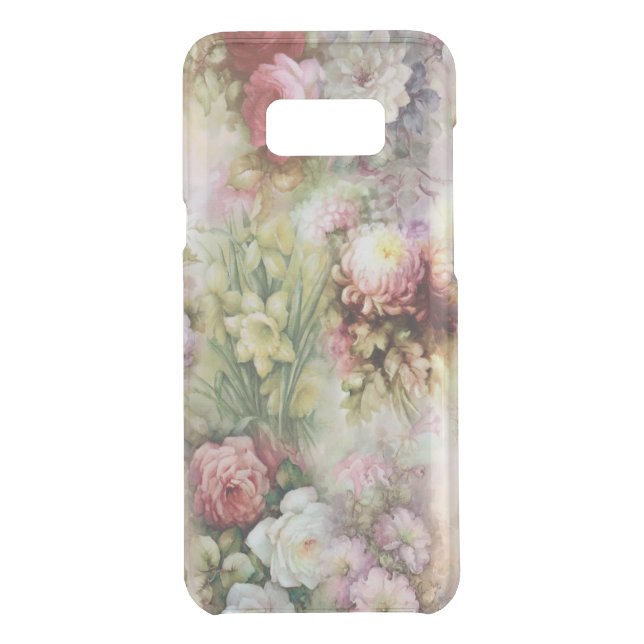Vintage Flowers Uncommon Samsung Galaxy Case (Back)