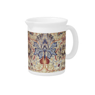 Vintage Flowers William Morris Artichoke        Beverage Pitcher