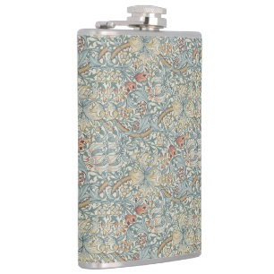 Vintage Flowers William Morris Golden Lily Flask
