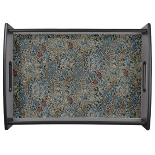 Vintage Flowers William Morris Golden Lily Serving Tray