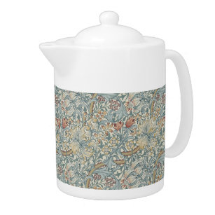 Vintage Flowers William Morris Golden Lily    Teapot