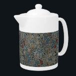 Vintage Flowers William Morris Golden Lily      Teapot<br><div class="desc">This design incorporates a beautiful print of 'Golden Lily' a wallpaper design created by John Henry Dearle (1859 - 1932) and produced by Morris & Company, a furnishing and decorative arts manufacturer and retailer, founded by the artist and designer William Morris (1834-1896). Dearle was a British textile and stained-glass designer...</div>