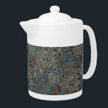 Vintage Flowers William Morris Golden Lily Teapot<br><div class="desc">This design incorporates a beautiful print of 'Golden Lily' a wallpaper design created by John Henry Dearle (1859 - 1932) and produced by Morris & Company, a furnishing and decorative arts manufacturer and retailer, founded by the artist and designer William Morris (1834-1896). Dearle was a British textile and stained-glass designer...</div>