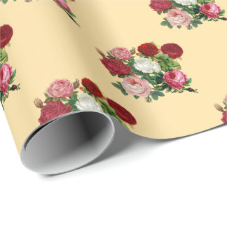Vintage Flowers Wrapping Paper