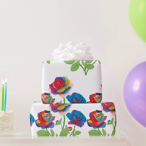 Vintage Flowers Wrapping Paper