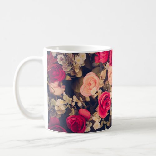 Vintage Flowersflower vintage floral mother da Coffee Mug