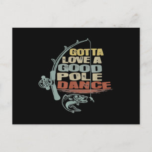 Vintage Fly Fishing Cool Grandpa Postcard