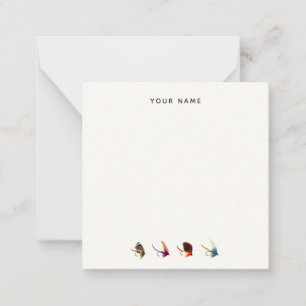 Vintage Fly Fishing Flies Post-it Notes