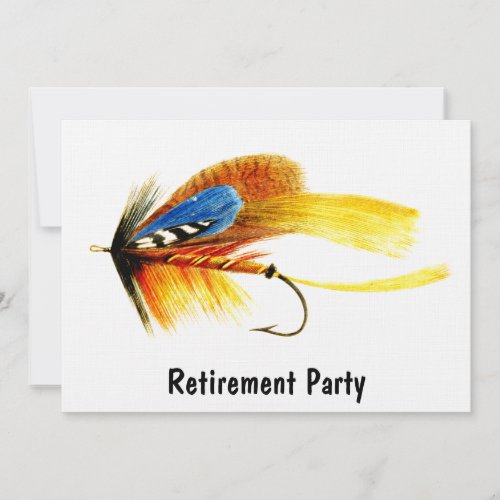 Vintage fly fishing lure card