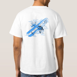 Vintage Flying Biplane T-Shirt