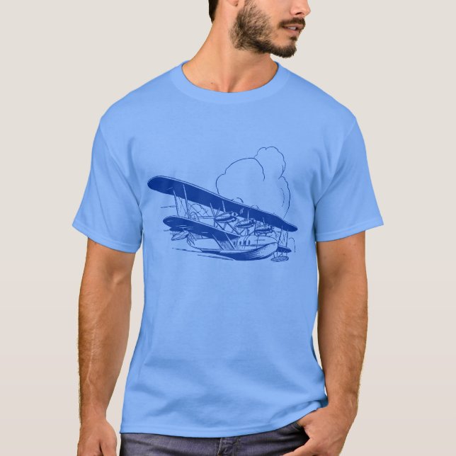 Vintage Flying Boat T-Shirt (Front)