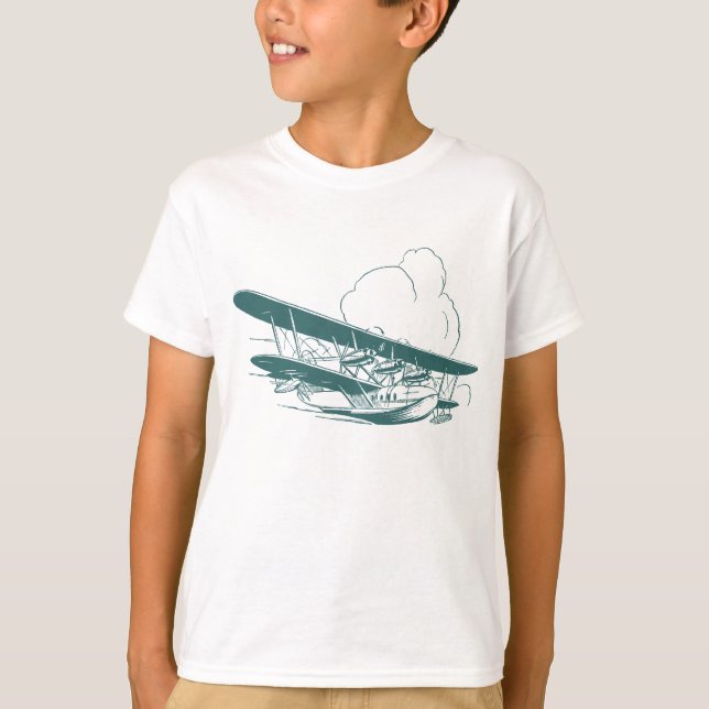Vintage Flying Boat T-Shirt (Front)