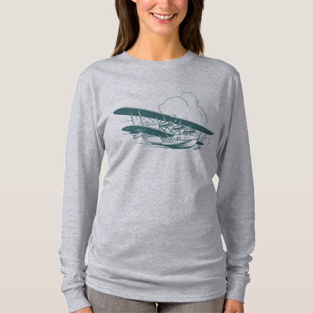 Vintage Flying Boat T-Shirt (Front)