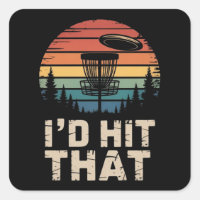 Vintage Flying Disc Golf I'd Hit That Funny Golfer