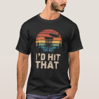 Vintage Flying Disc Golf I'd Hit That Funny Golfer
