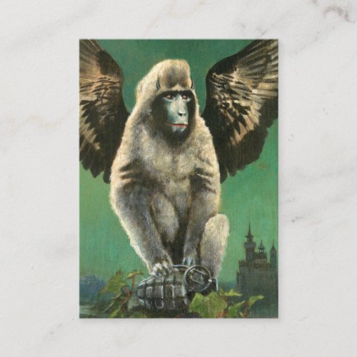 Vintage Flying Monkey ACEO Business Business Card