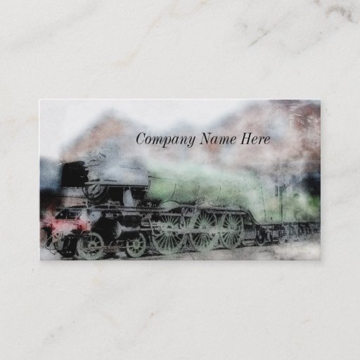 Customizable Vintage Flying Scotsman Grunge Business Cards
