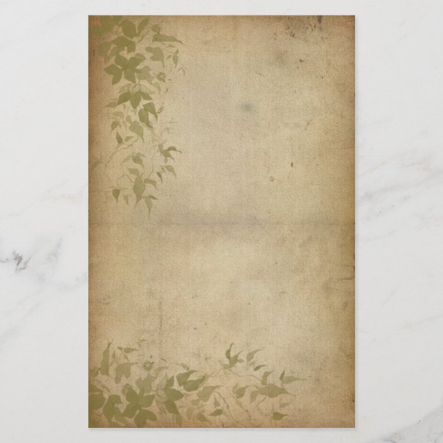 Vintage Foliage - Ivy Stationery (Front)