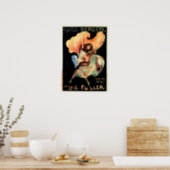 Vintage FOLIES BERGERE Art Nouveau Women Pin up Poster | Zazzle