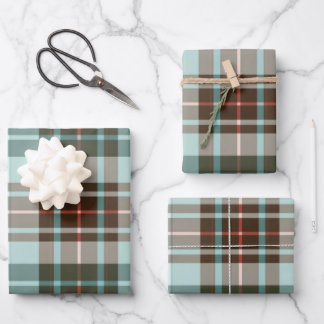 Vintage Folk Plaid: A Classic English Pattern Wrapping Paper Sheets