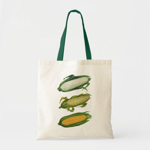 Vintage Food Healthy Vegetables Fresh Corn on Cob Tote Bag