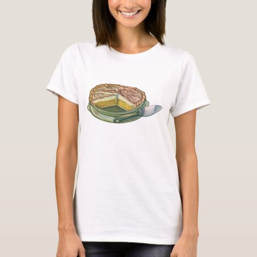 Vintage Food Lemon Meringue Pie Dessert T_Shirt