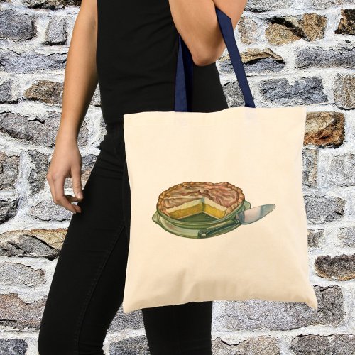 Vintage Food Lemon Meringue Pie Dessert Tote Bag