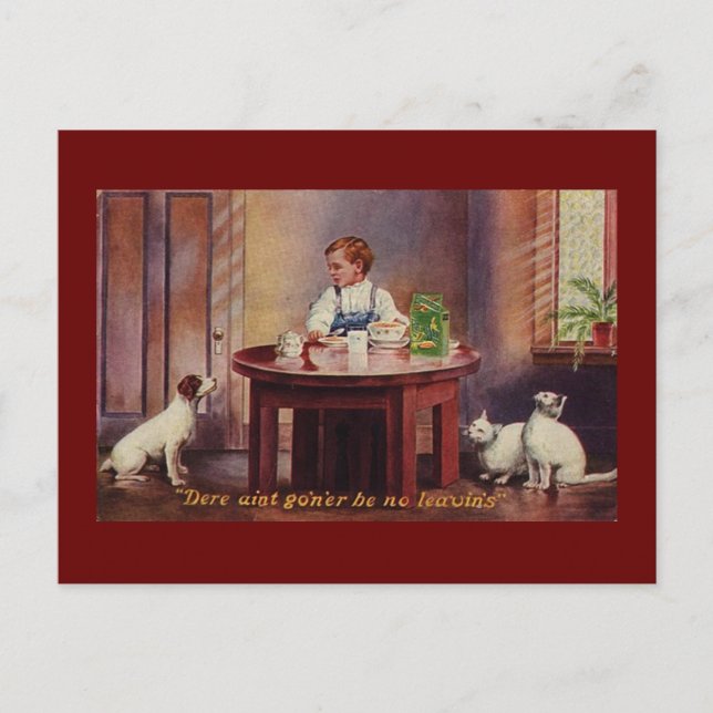 Vintage Food Postcard (Front)