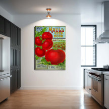 Vintage Food Tomato Seed Gardening Cooking Kitchen