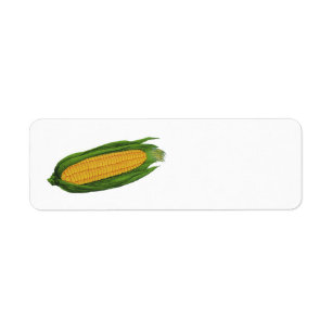 Vintage Food Vegetables; Yellow Corn on the Cob Label